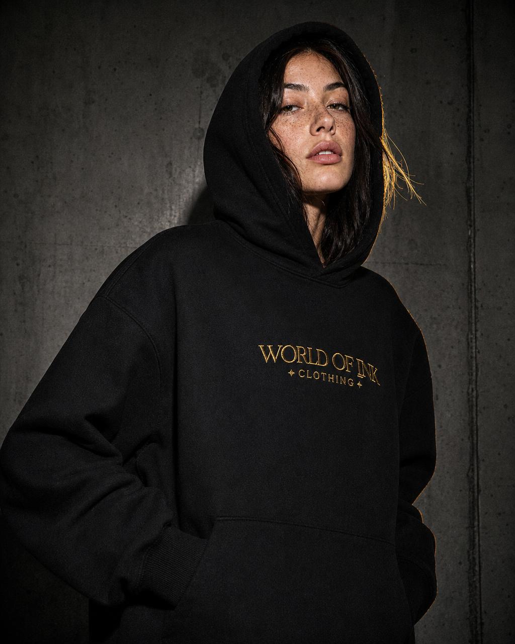 Heavy Hoodie — Gold Stitch
